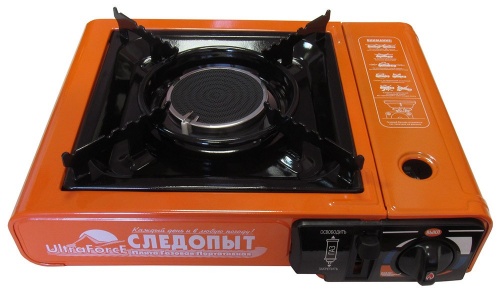 Плита наст. газовая "СЛЕДОПЫТ - UltraForcЕ", керам.