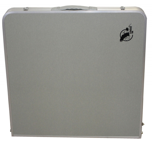 Стол складной "Condor" +4 табурета (алюм, фибролит) 120*60*70см