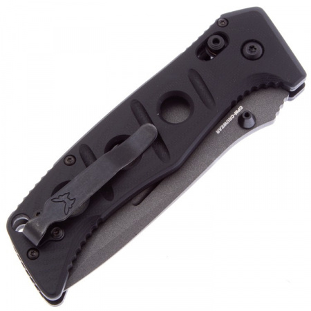 Нож BM275GY-1 Adamas - склад., черная рукоять G10, клинок CruWear