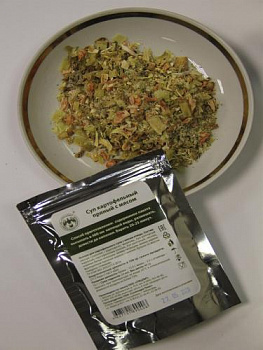 Суп картофельный пряный с мясом, 40 г