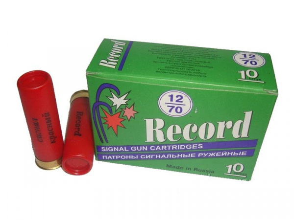 Патрон к.12х70 cигнальный (Красный) КХЗ 1уп/10шт