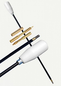 Шомпол ЧИСТОGUN к..27-.34, стержень O6мм, L=135см, 2части, нерж, нейлон, папа12/
