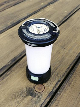 Фонарь ЯРКИЙ ЛУЧ CL-300A "Voyager" кемпинг 180+300лм +2 red LED, 7реж, IPX4, Li-