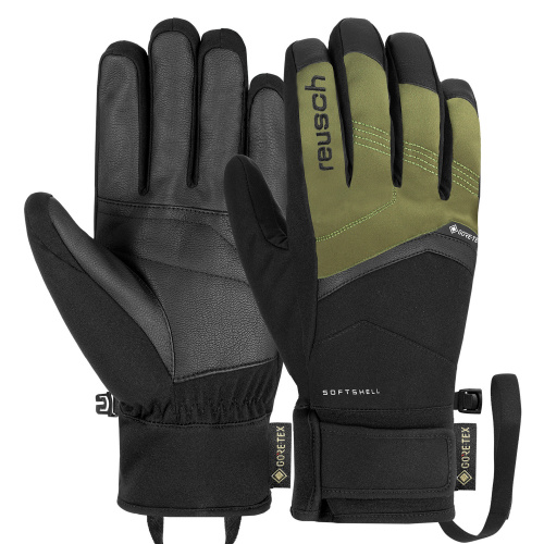 ПЕРЧАТКИ REUSCH BLASTER GORE-TEX BLACK/BURNT OLIVE ПЕРЧАТКИ REUSCH BLASTER GORE-TEX BLACK/BURNT OLIVE