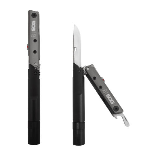 Мультитул SG_ID1011 Baton Q2 (клинок, отвертка, открывалка, фонарь)