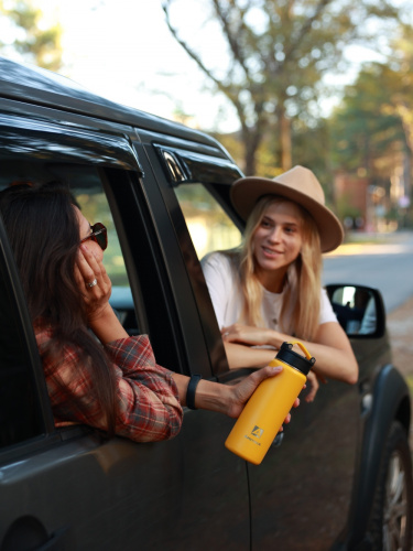 Термос "Арктика" 708-530S желтый ( с доп пробкой  с питьевой системой)