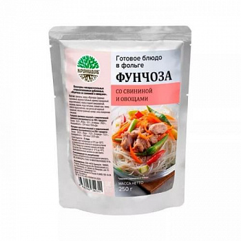 Консервы "Фунчоза со свининой и овощами" 250 гр