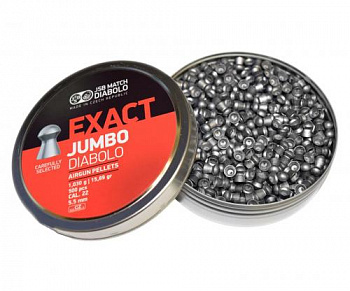 Пульки JSB Exact Jumbo кал. 5,52мм, 1,030г (500 шт./бан.)
