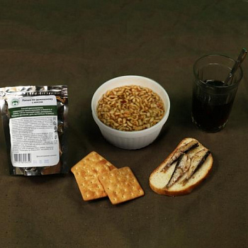 Лапша по-домашнему с мясом, 80г.