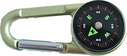 Компас-термометр "СЛЕДОПЫТ", с карабином