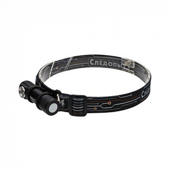 Фонарь налобный "СИБИРСКИЙ СЛЕДОПЫТ-Тензор", съемный, 1 LED, аккум. 220В, USB/20