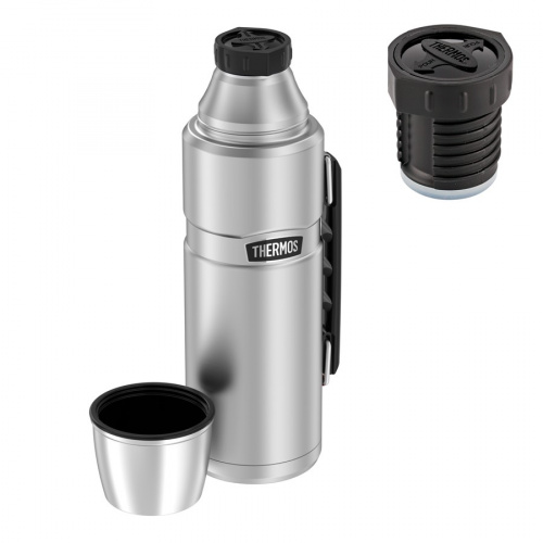 Термос для напитков THERMOS KING SK-2010 MS 1.2L, нержавеющая сталь, винтовая пр