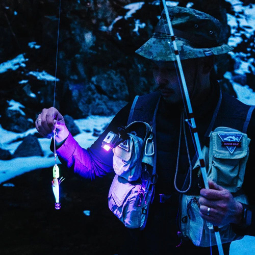 Фонарь налобный CLAYMORE Capon 120D UV цв. Tan