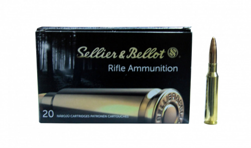 Патрон к.6,5х55 SE FMJ S&B 1уп/20шт