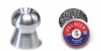 Пуля пневм. Crosman Premier Hollow Point, 4,5 мм., 7,9 гран 500 шт.