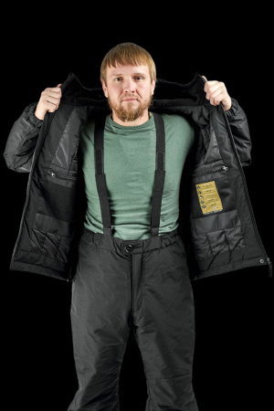 КОСТЮМ ЗИМНИЙ АЛЬФА ЦВЕТ BLACK