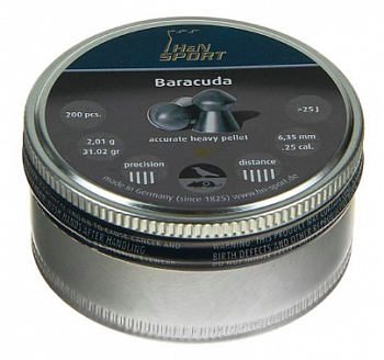 Пуля пневм. "H&N Barracuda", 6,35 мм., 31,02 гран (150 шт.)