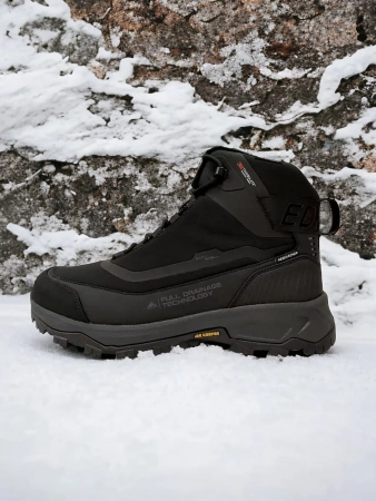 БОТИНКИ ЗИМНИЕ RESEARCHER АРТ. W2448-1 ЦВЕТ: ЧЕРНЫЙ