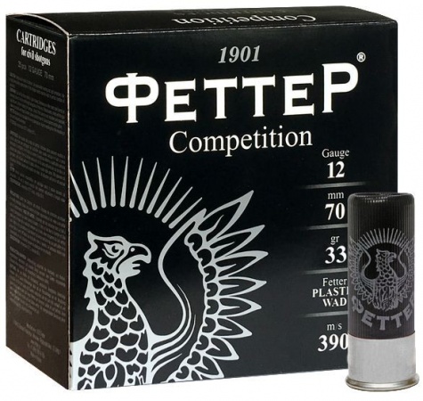 Патрон к.12х70 №0000 ФЕТТЕР 32гр 1уп/25шт