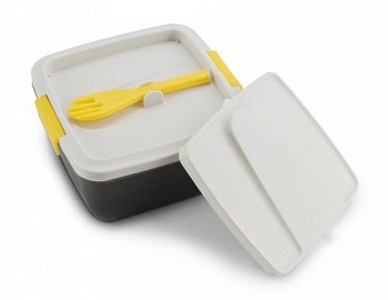 Ланчбокс  "Арктика" 030-1600, серый/жёлтый