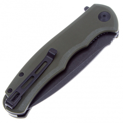 Складной нож CIVIVI Praxis 9Cr18MoV Steel Black Stonewashed Handle G10 OD Green Складной нож CIVIVI Praxis 9Cr18MoV Steel Black Stonewashed Handle G10 OD Green