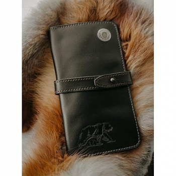 Портмоне (Черный, Медведь)