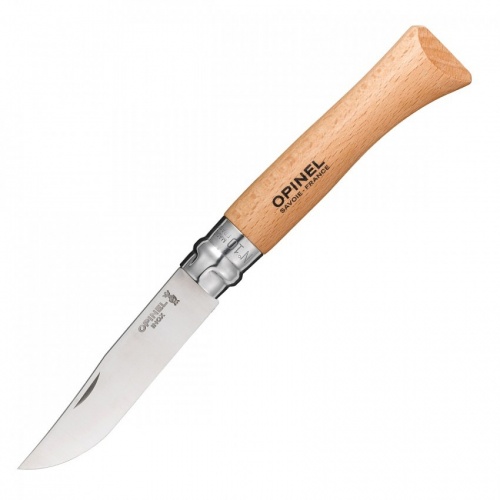 Нож Opinel №10, углеродистая сталь, бук, блистер 000403 Нож Opinel №10, углеродистая сталь, бук, блистер 000403