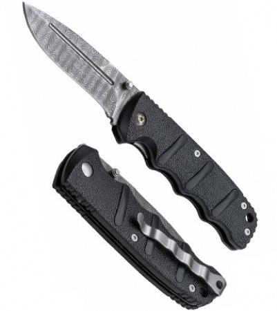 Нож AK-74 Damast скл лезвие дамаск рук-ть черн BK01KAL74DAM
