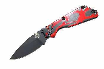 Нож-автомат"Pro-Strider"скл,ст.154-СМ,кл.черн.,рук.крано-черн.алюм.,подпал.выемк