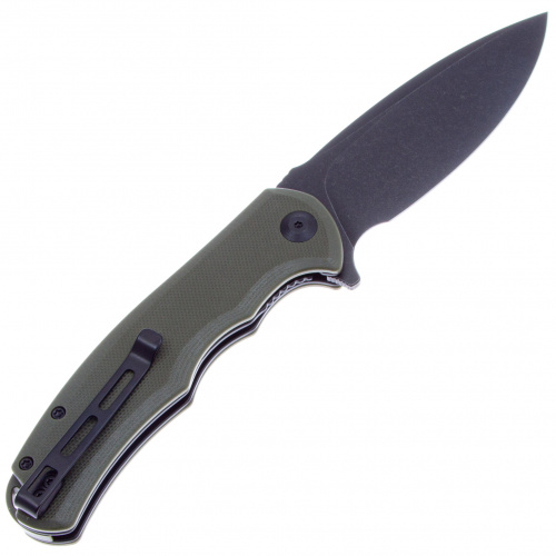 Складной нож CIVIVI Praxis 9Cr18MoV Steel Black Stonewashed Handle G10 OD Green Складной нож CIVIVI Praxis 9Cr18MoV Steel Black Stonewashed Handle G10 OD Green