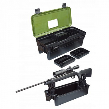 Ящик с подставкой д/чистки оруж, многосекц, внешн.разм. 615*290*200мм