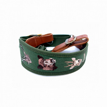 РЕМЕНЬ ОРУЖЕЙНЫЙ RISERVA КОРДУРА ОЛЕНЬ КАБАН КОСУЛЯ ЗЕЛЕНЫЙ