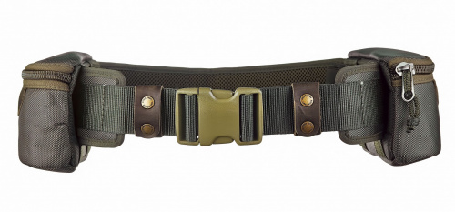 Патронташ открытый на 13 патронов c 2 навесными подсумкоми (12-16 кбр) "Лайт" /