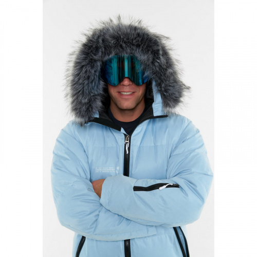 КУРТКА ПУХОВАЯ ADVANCE ГОЛУБОЙ