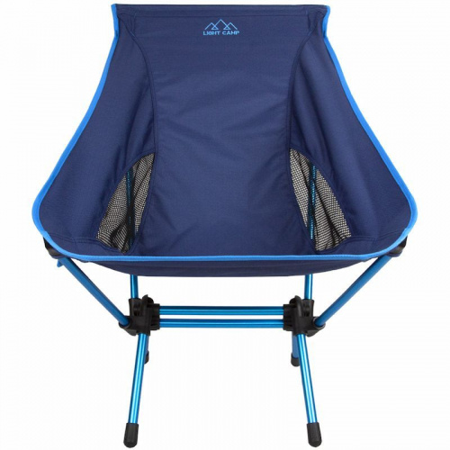 Кресло складное LIGHT CAMP Folding Chair Medium цв. синий LC-303