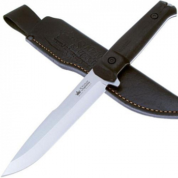 Нож DELTA 420HC SW BKH LS (StoneWash, Black Kraton Handle, Leather Sheath) Нож DELTA 420HC SW BKH LS (StoneWash, Black Kraton Handle, Leather Sheath)