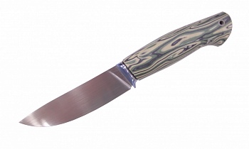 Нож UralEDC "КрейсерЪ". Всадной монтаж. Сталь клинка CPM S110V гладкая рукоять