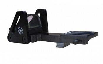 Кронштейн-целик "Рыбка" для Docter на АК-системы, 2 съемных щитка защиты, Ст.40Х