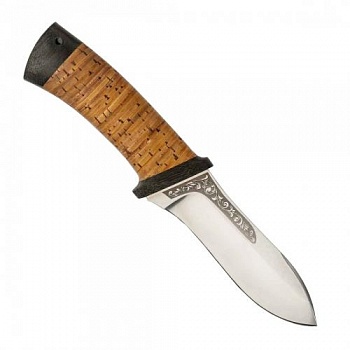 Нож разделочный "Скинер" береста, 95х18