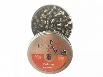 Пуля пневм. SPOTON Pointed 4,5 мм, 0,63 гр. (250 шт)