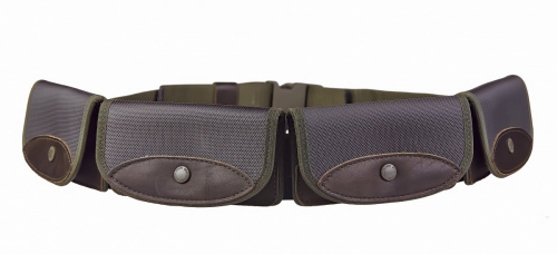 Патронташ универсальный на 40 патронов с 4 навесными подсумками (7,62 кбр) "Лайт