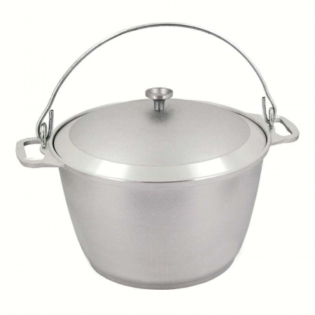 Котел походный 8 л KUKMARA кп80, алюминий, крышка металл