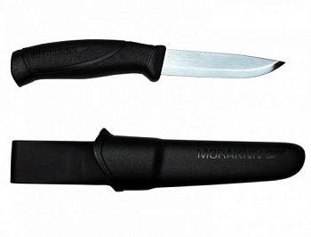 Нож Morakniv Companion Black, нержавеющая сталь, цвет черный Нож Morakniv Companion Black, нержавеющая сталь, цвет черный