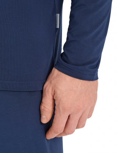 ЛОНГСЛИВ NORVEG BAMBOO ТЕМНО-СИНИЙ