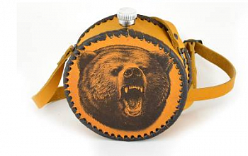 Фляжка в чехле круглая 0,7л