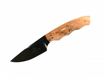 Нож''Robin''ст.N690,рук.кость жирафа,чех.кож.буйвола