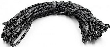 Шнур светоотражающий "СЛЕДОПЫТ", d-4 мм, L-10 м, черный-оранжевый-белый