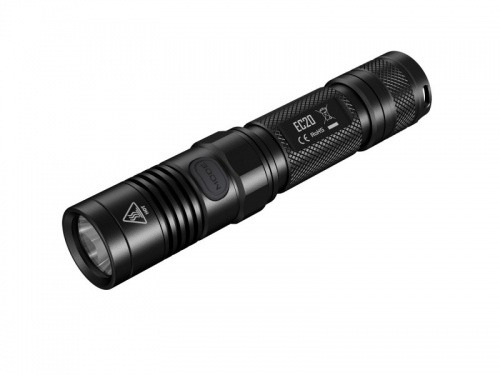 Фонарь EC20 Cree XM-L T6960 люмен 25часов 222м  2*CR123*1*18650