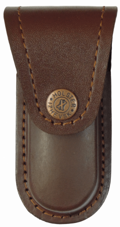 Чехол для ножа "Ворсма" (м) / кожа / коричневый