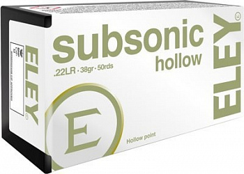 Патрон к.22LR (SUBSONIC HOLLOW (ELEY) 05400) 1уп/50шт
